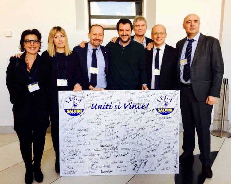 Lega Marche per Salvini Premier: Arrigoni eletto Segretario Regionale lega marche con Salvini