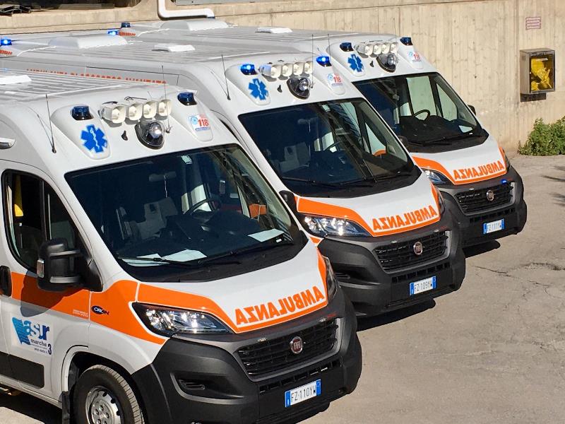 In servizio tre nuove ambulanze nell’Area Vasta 3 ambulanze