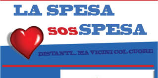 Distanti fisicamente, vicini con la solidarietà sociale spesa sospesa