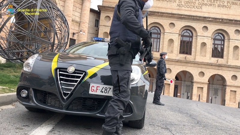 Bilancio attività delle Fiamme Gialle nel corso della Fase 1 Guardia di Finanza di Macerata