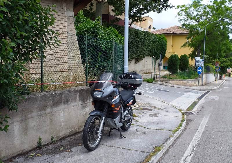 Incidente in moto per un 40enne recanatese