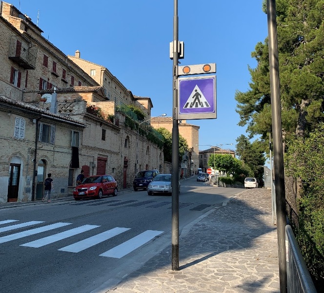 Nuovo attraversamento pedonale a Montefano