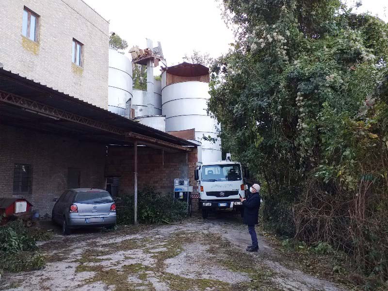 Incendio questa notte all’ex mulino di “Giovà Tanoni” a Recanati