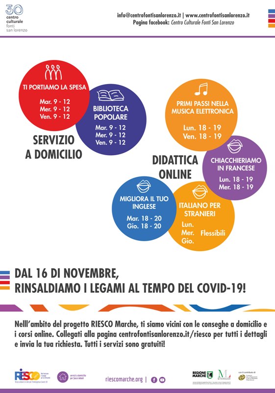 RIESCO: il progetto di inclusione e solidarietà per Recanati