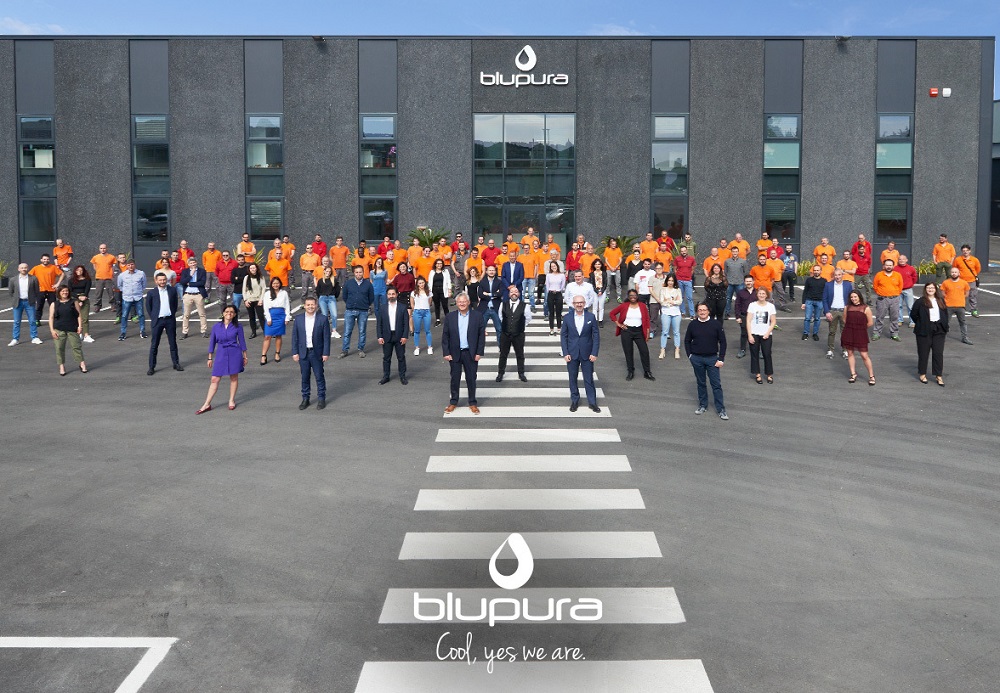 Domani Blupura inaugura la nuova sede produttiva in via Volponi 11, a Recanati.