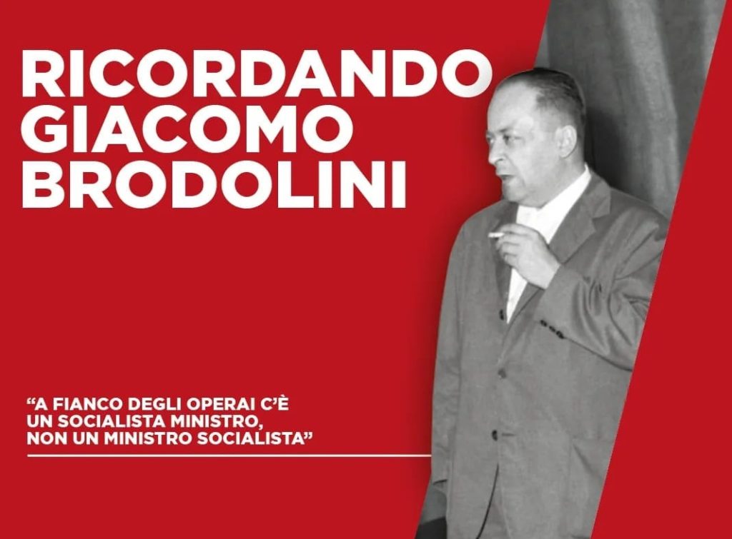 Recanati oggi pomeriggio ricorda Giacomo Brodolini