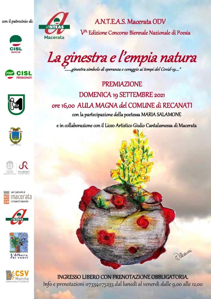 Premiazione vincitori V edizione concorso biennale di poesia “Città di Recanati”
