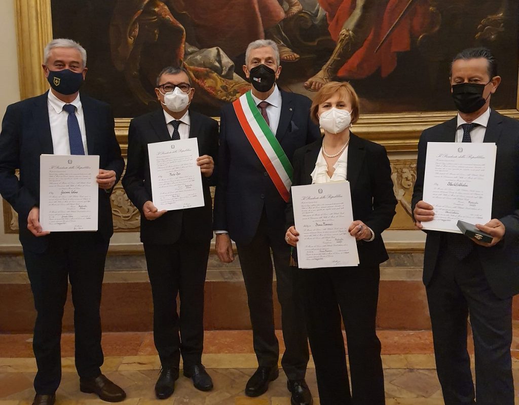 4 recanatesi insigniti della Stelle al Merito del Lavoro