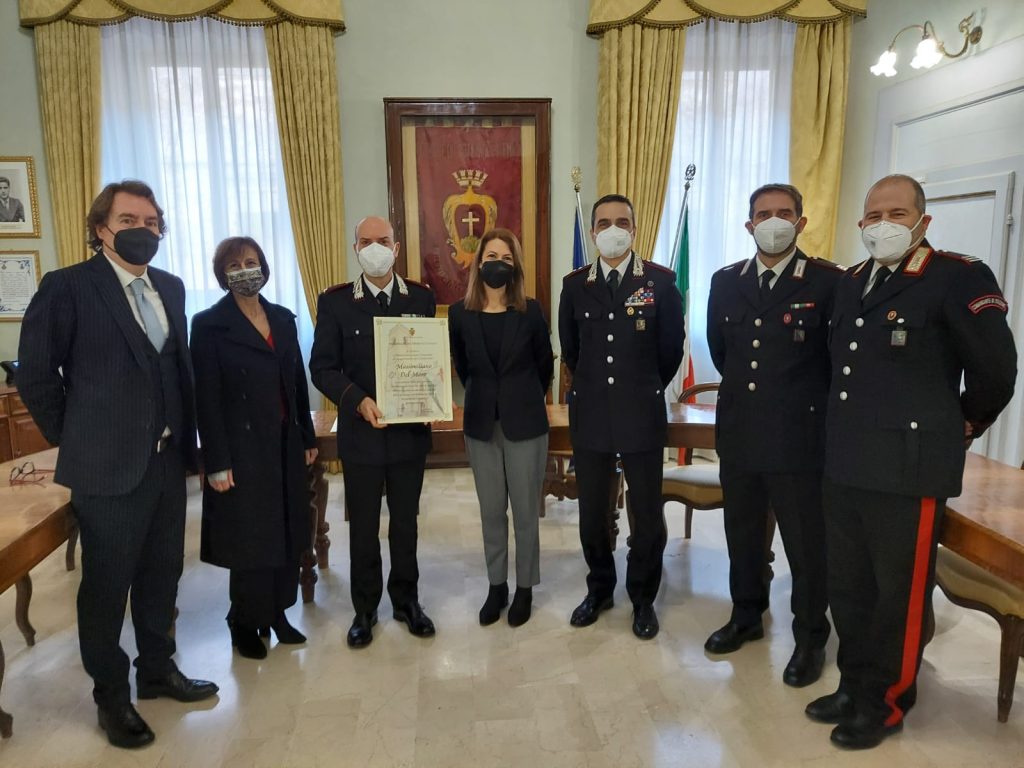 Saluti al Comandante della Stazione Carabinieri di Potenza Picena