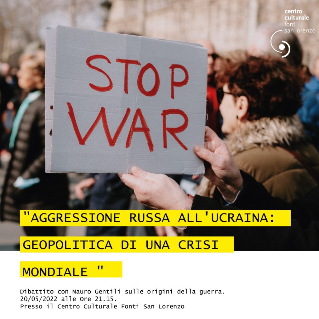 Serata-dibattito sulla guerra al Centro Fonti San Lorenzo a Recanati