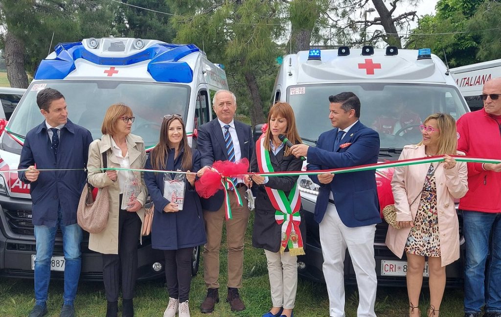 Giornata della Croce Rossa, quattro nuovi mezzi al servizio di Potenza Picena