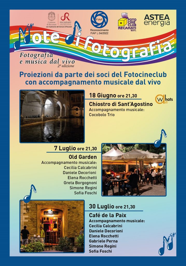 Note di fotografia a Recanati con il Fotocineclub