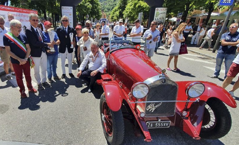 Al recanatese Alberto Fontanella con la sua Alfa Romeo 1750 GS del 1932 Il prestigioso riconoscimento “Best Of Show”