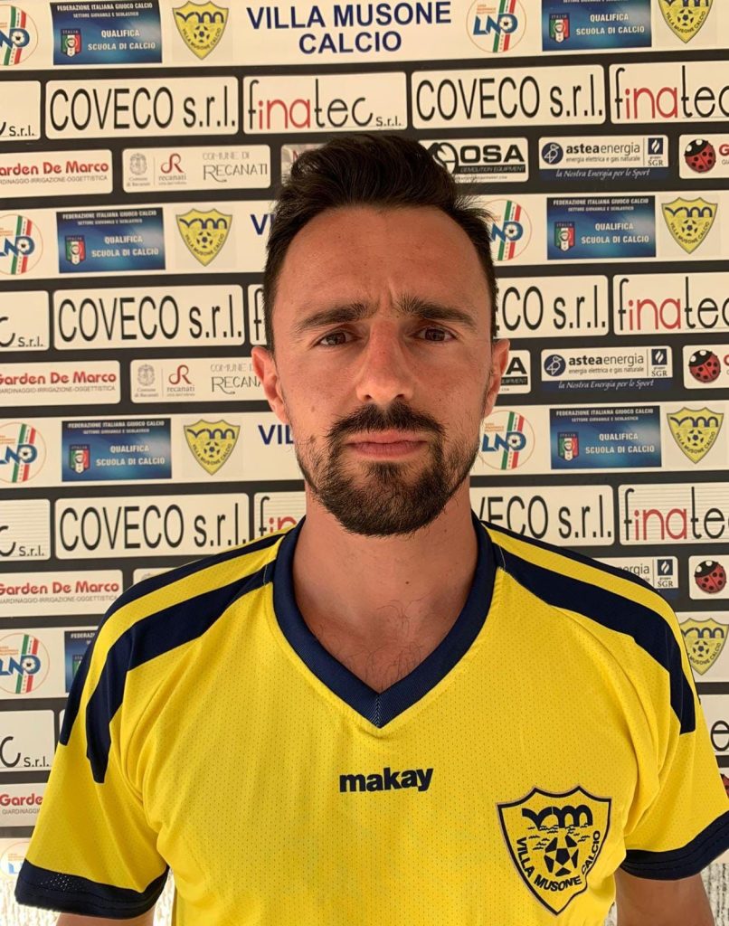 Primo innesto in attacco per il Villa Musone, ecco Roberto Caporaletti