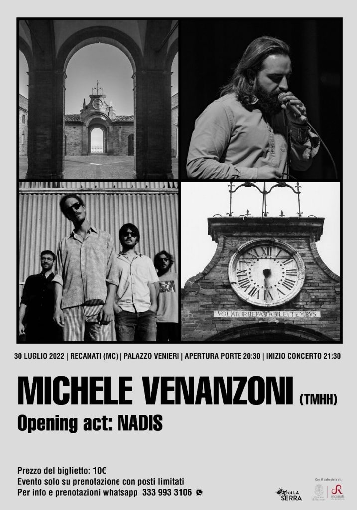 Recanati: Michele Venanzoni (Tmhh) e i Nadis in concerto