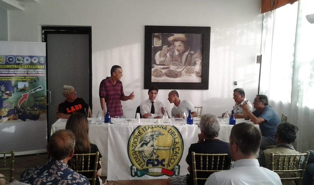 Assemblea regionale della Federcaccia Marche a Montelupone.