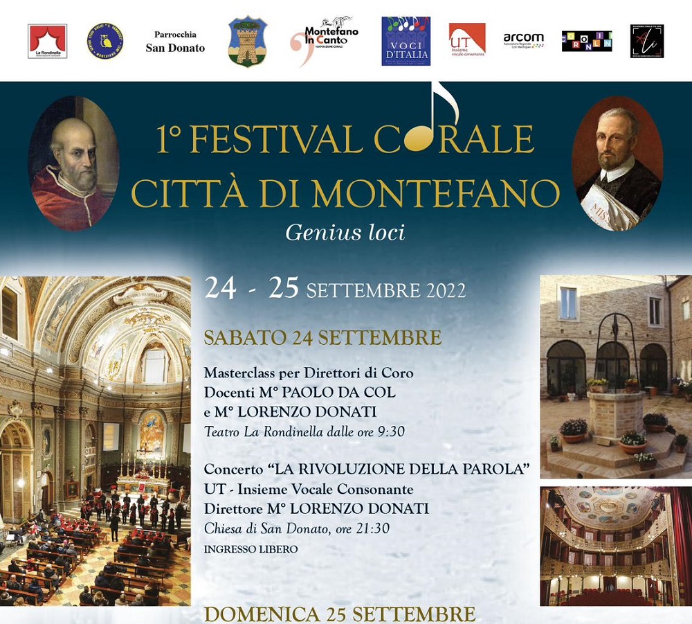 Sabato e domenica 1° Festival Corale della Città di Montefano