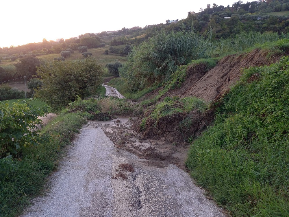 I danni del maltempo a Recanati