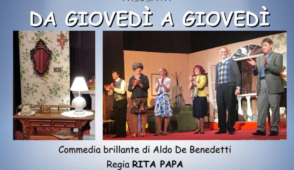 A Montelupone va in scena la commedia “Da giovedì a giovedì”
