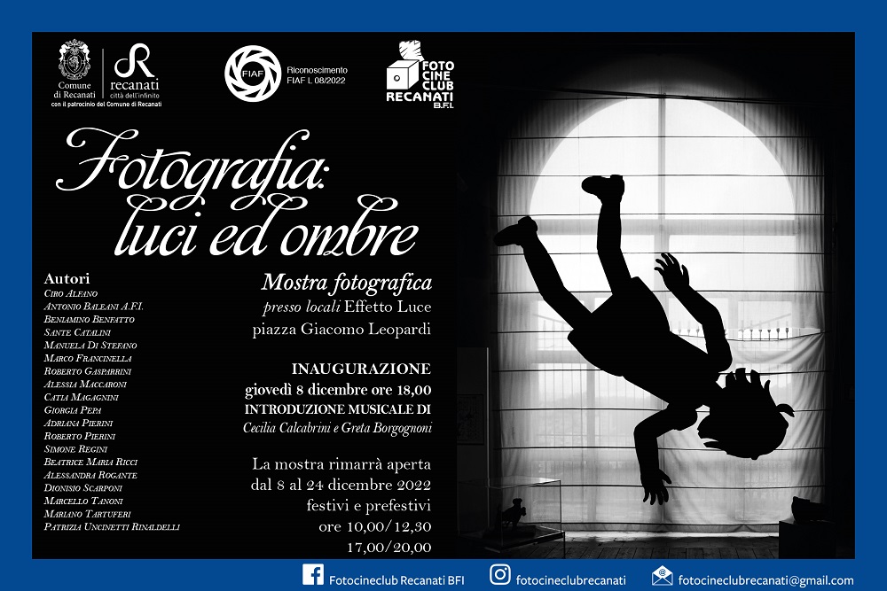 Luci ed ombre con il Foto Cine Club di Recanati