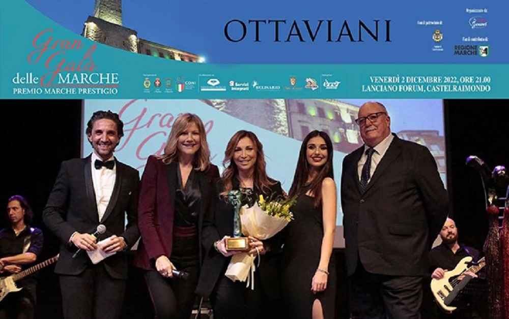 La Ottaviani riceve il premio Marche Prestigio 2022