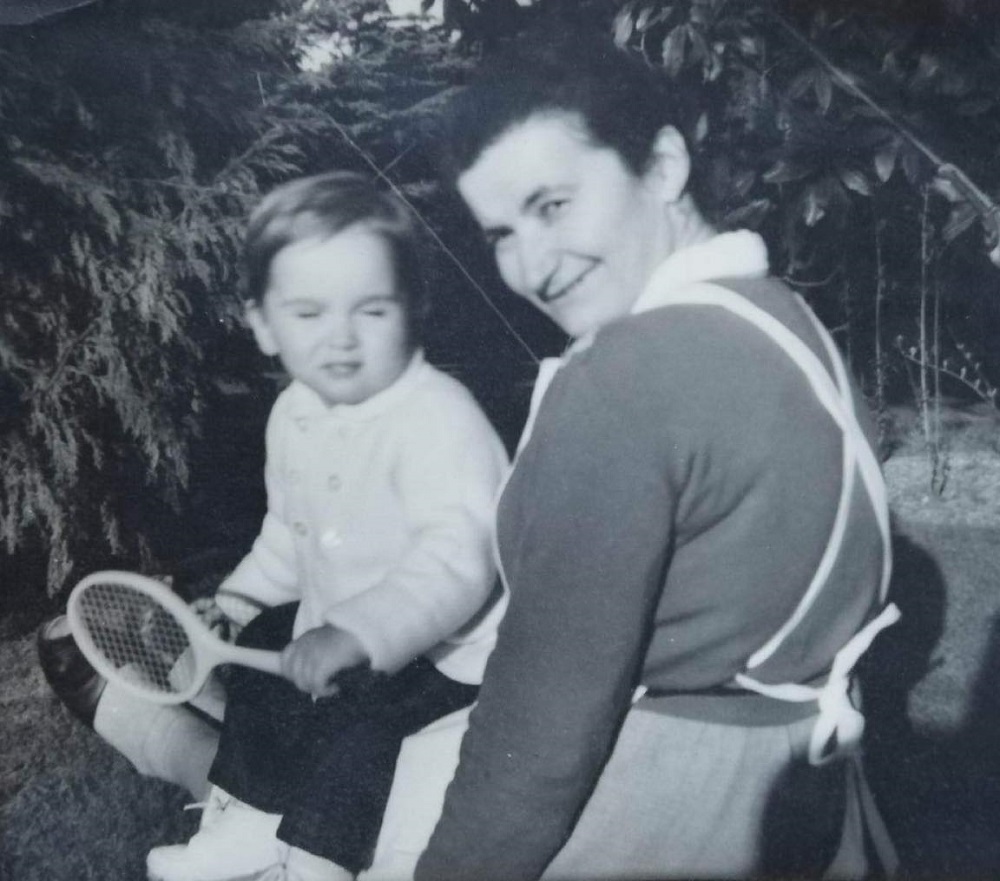La montefanese Cesira Urbani baby sitter a casa di Gina Lollobrigida