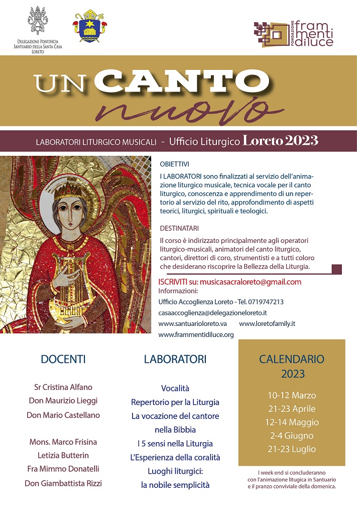 Loreto_ Al via il progetto “Un Canto Nuovo” Laboratori Liturgico Musicali