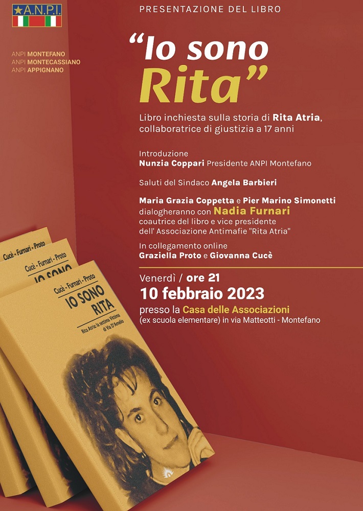 Montefano: oggi presentazione del libro “Io sono Rita”
