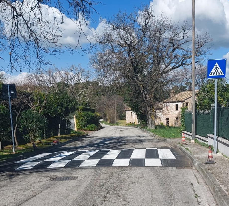 A Porto Recanati nuovi attraversamenti pedonali in via Montarice e in via Brodolini