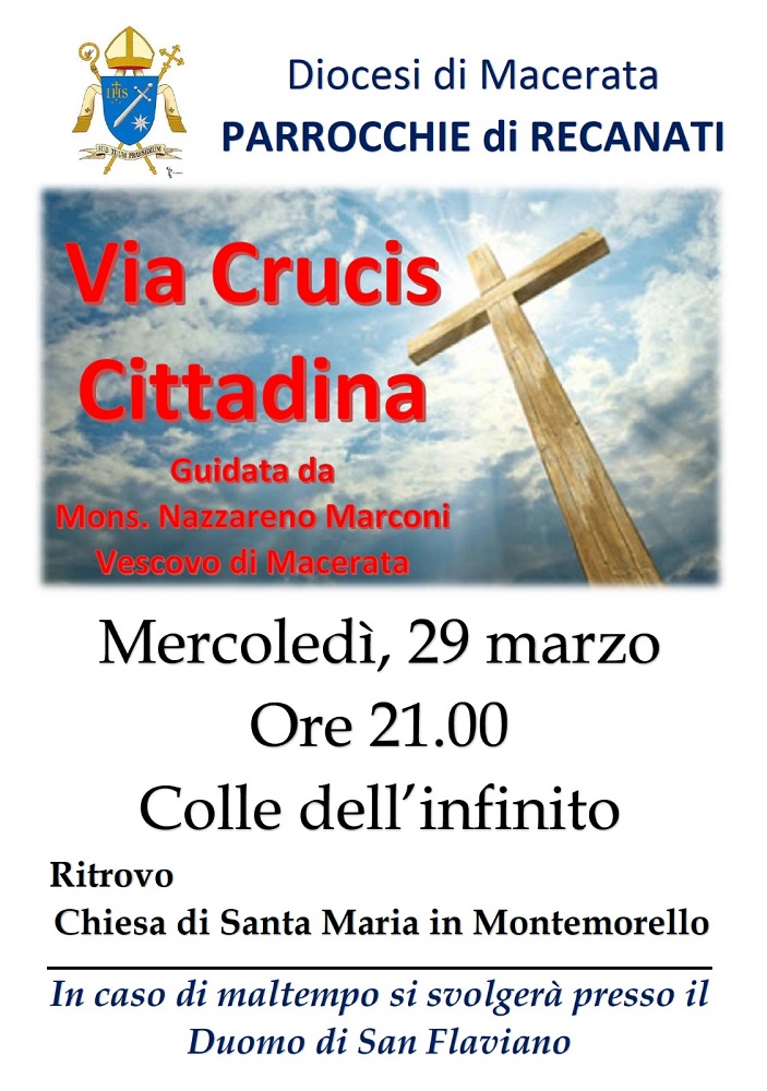Recanati: Via Crucis sul Colle dell’Infinito