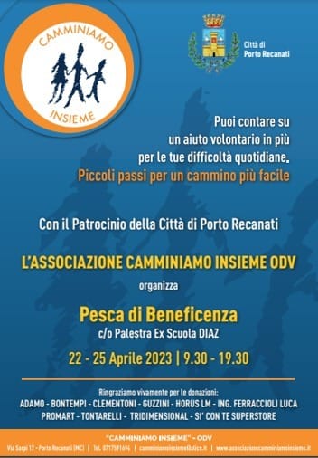 Pesca di beneficenza a Porto Recanati