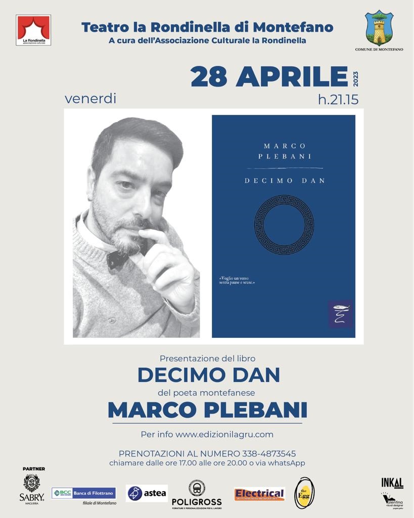Presentazione del libro DECIMO DAN di MARCO PLEBANI