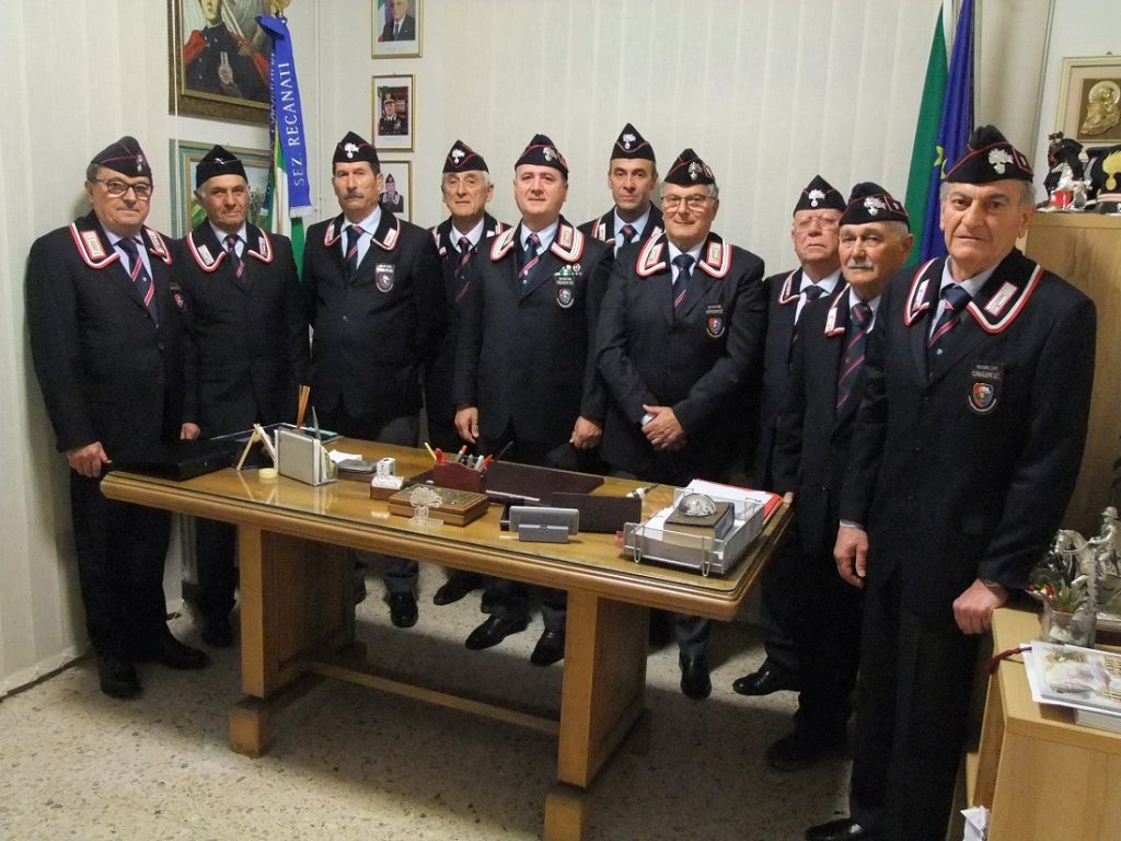 Rinnovato il direttivo dell’Associazione Nazionale Carabinieri – sezione di Recanati.
