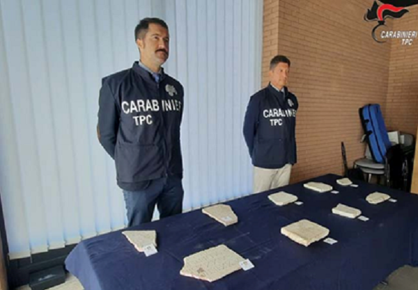 I Carabinieri del Nucleo Tutela Patrimonio Culturale presentano i dati dell’attività operativa relativa all’anno 2022.