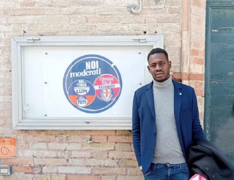 Paolo Diop: “Noi moderati” con Emanuele Pepa a Recanati