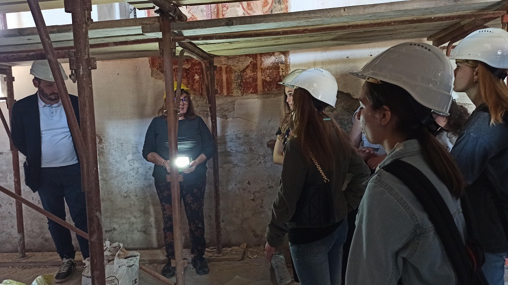 Il Liceo Classico Leopardi di Recanati visita un “Cantiere aperto” a Montecassiano