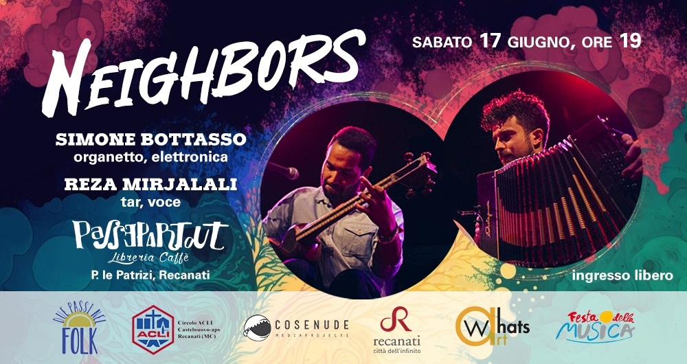 A Passepartout di Recanati il concerto dei Neighbors Duo, da Rotterdam