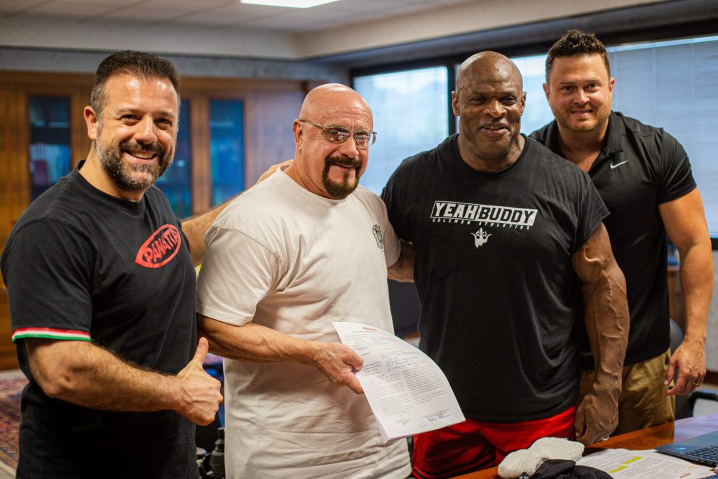 Ronnie Coleman, otto volte Mr. Olympia sceglie i macchinari Panatta per le sue due palestre negli Stati Uniti