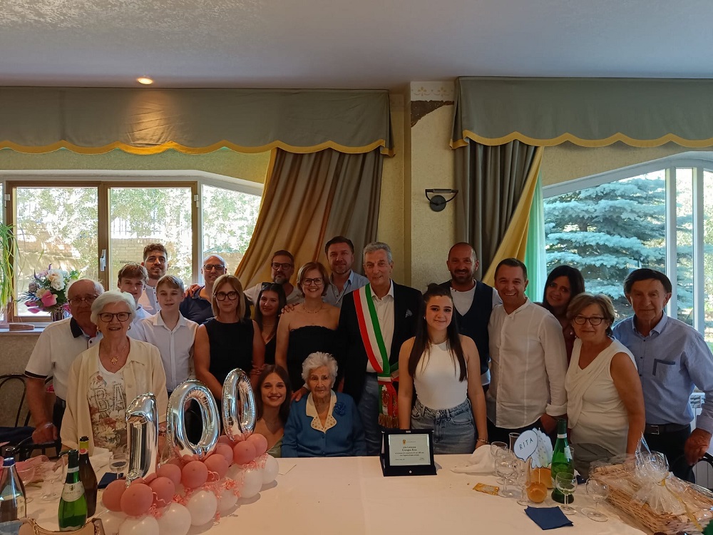 Recanati. Tanti auguri a Rita Giorgini, la nuova centenaria