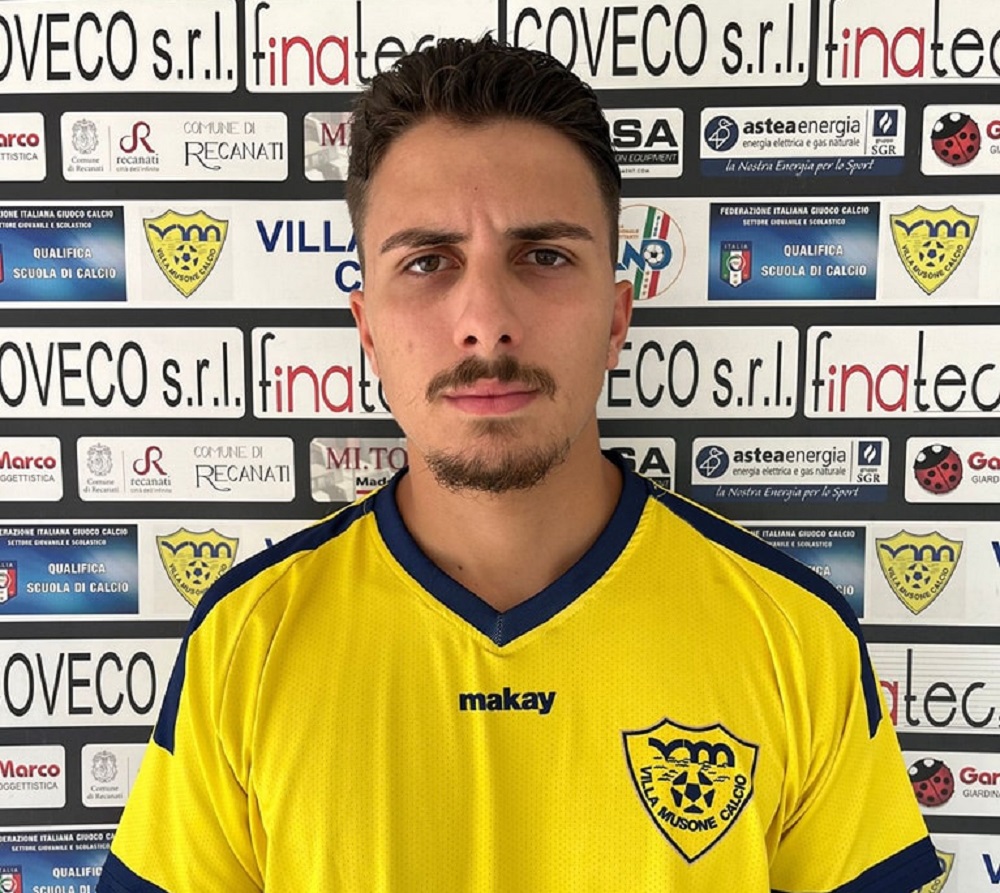 Nuovo attaccante per il Villa Musone, ecco Davide Giuggiolini