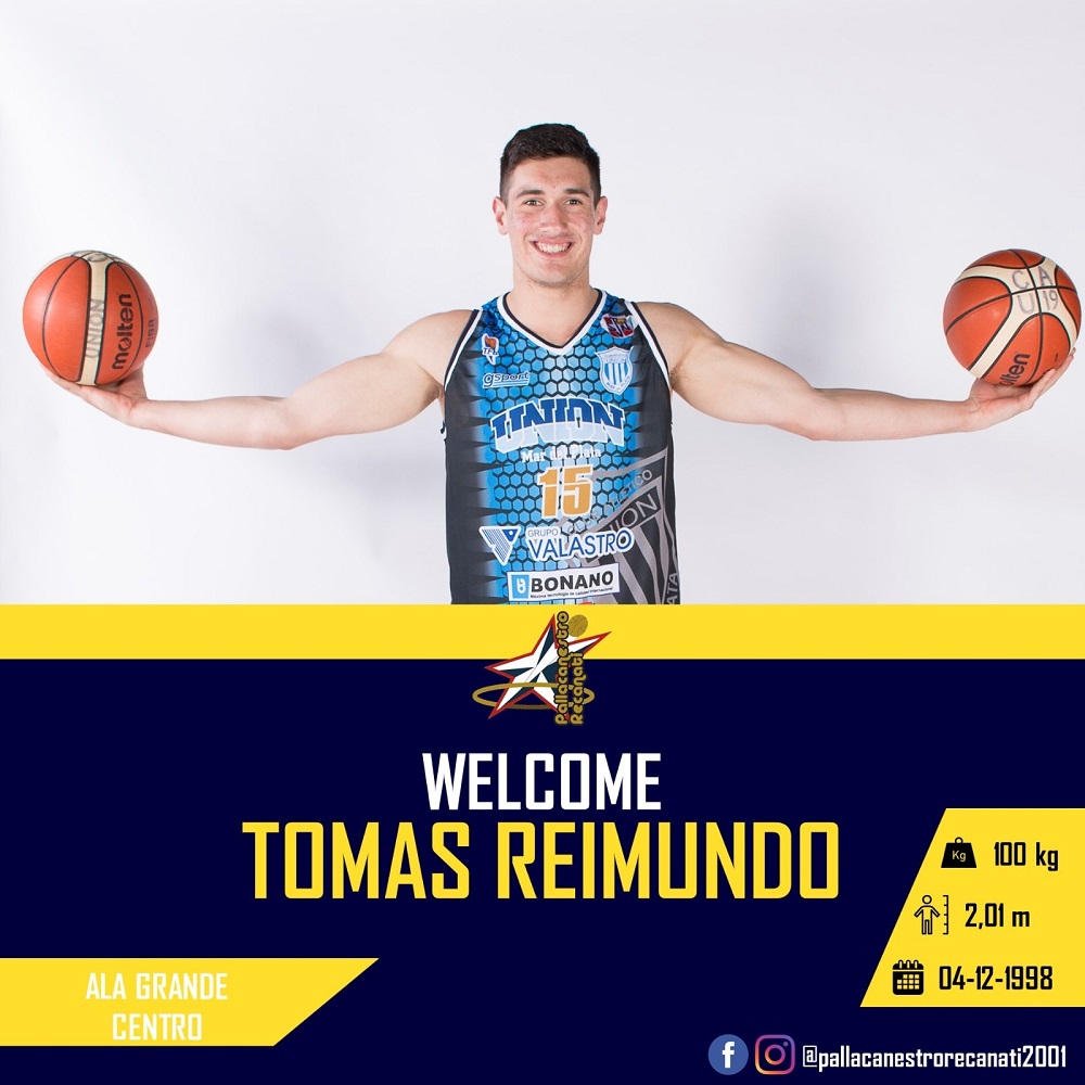 Un argentino a Recanati, la Svethia firma Tomas Reimundo