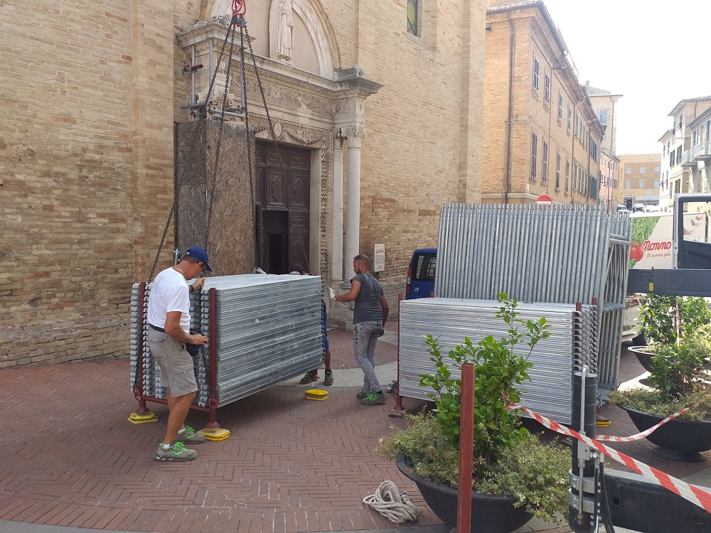 Recanati: finalmente i lavori nella Chiesa di san Domenico