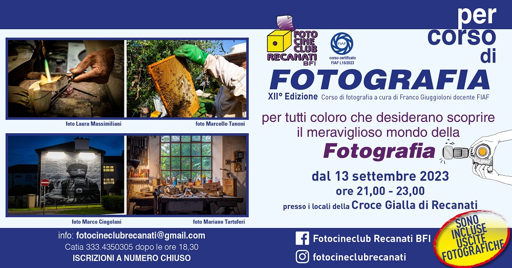Al via la 12° edizione del “Per-corso di Fotografia”