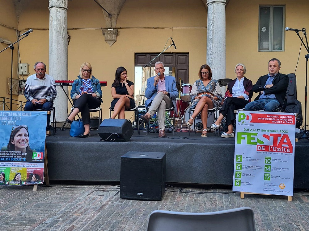 Recanati: confronti e dibattiti alla festa dell’Unità