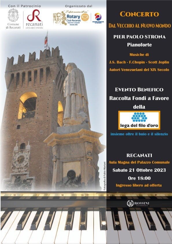 Concerto “Dal Vecchio al Nuovo Mondo” a Recanati