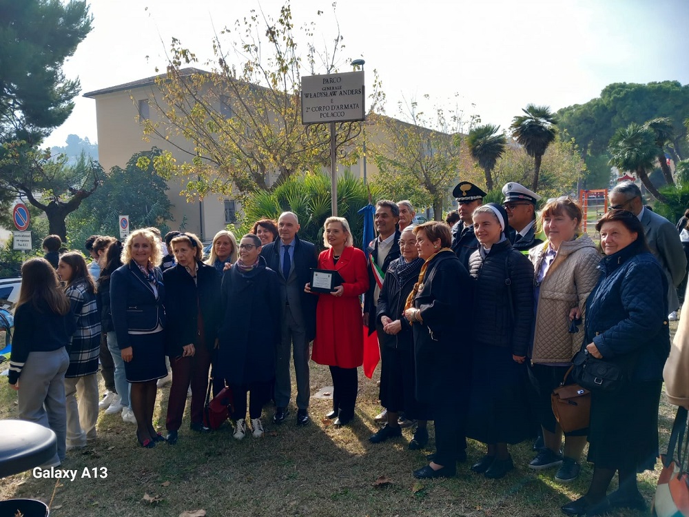 Loreto: parco intitolato al Generale Anders e al II Corpo d’Armata polacco