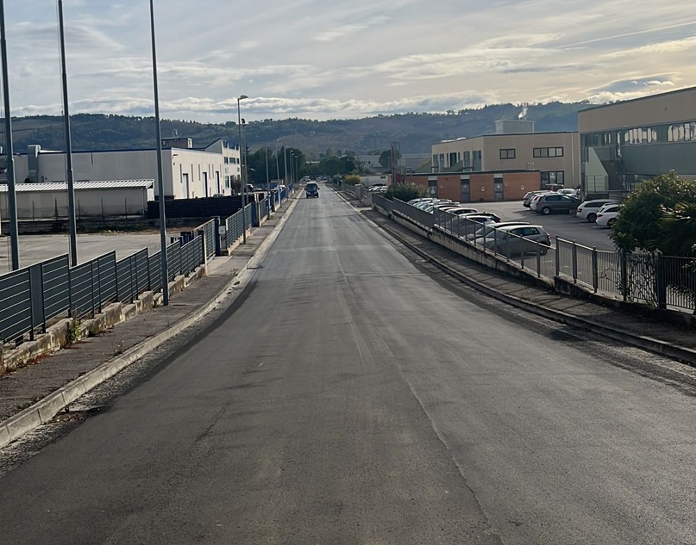 Montecassiano, terminati i lavori nella zona industriale