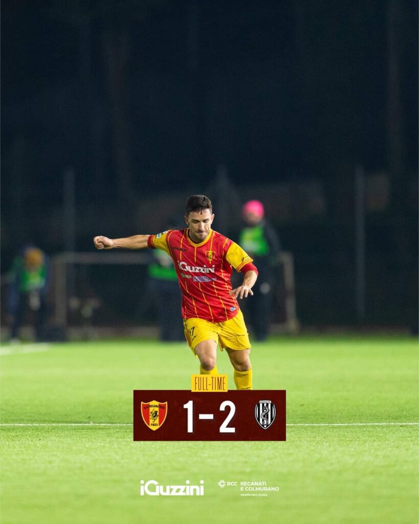 Due gol in sette minuti e il Cesena passa al Tubaldi, alla Recanatese non basta Ferretti