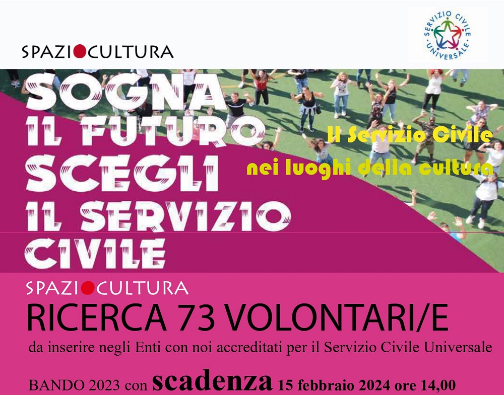 I Luoghi della Cultura e il Servizio Civile Universale con l’associazione Spazio Cultura
