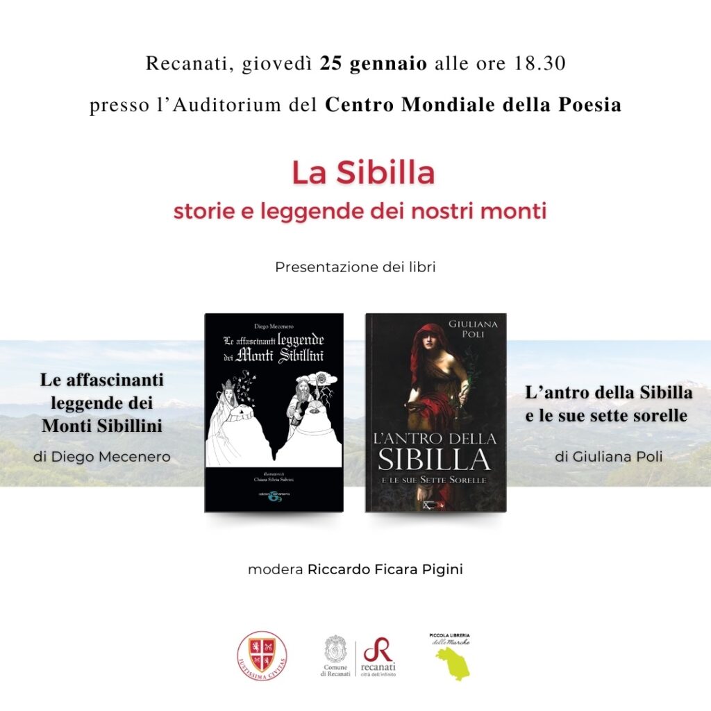 Iustissima Civitas presenta a Recanati due libri sulla Sibilla e le sue leggende